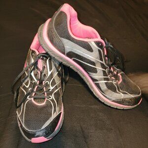 Ryka Sneakers Womens Black Hot Pink 10 Running Shoe Flex